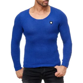 Red Bridge Herren Men of the Year Strickpullover Pullover Saxe Blau