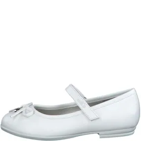 s. Oliver Kinder Mädchen Ballerina Schleifendetail weiß S14 5-42400-42